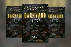Backyard Party Invitation Template, BBQ Party Invitation Product Image 5