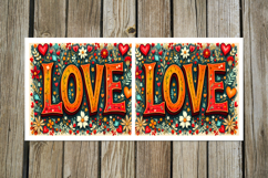 Boho style | 8 Hippie inscription Sublimation Mug designs Product Image 5
