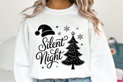 Silent Night Svg | Christmas svg | Shirt Svg Product Image 5