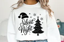 Silent Night Svg | Christmas svg | Shirt Svg Product Image 5