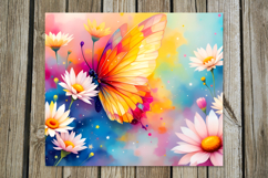 Fairy Butterfly | skinny tumbler Sublimation design Product Image 5