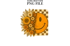 Autumn vintage smile png design Product Image 1