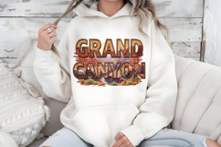 Grand Canyon PNG, Vintage National Park Eagle Sublimation Product Image 5