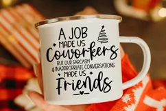 Coworker SVG, Work Made Us Coworkers SVG, Office Gift SVG Product Image 1
