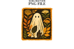 Vintage ghost png design Product Image 3