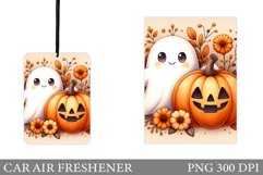 Cute Ghost Car Air Freshener. Cute Pumpkin Car Air Freshener Product Image 1