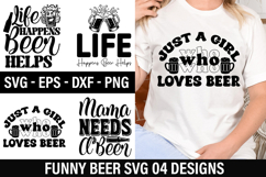 Funny Beer SVG Design - Mama Needs A Beer Product Image 1