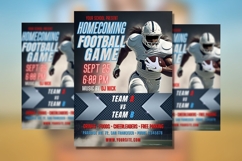Homecoming Football Flyer Template, Homecoming Football Game Product Image 5
