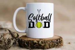 Softball dad svg, softball shirt svg, softball svg Product Image 4