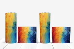 Colorful Tumbler Sublimation, Abstract Tumbler Wrap Designs Product Image 5