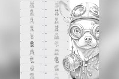 60 Procreate Steampunk Animals Stamp Brushes Product Image 7