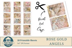 Whimsical Angels Journaling Digital Paper Product Image 5