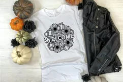 Fall Mandala SVG | Porch Sign SVG | Floral Mandala SVG Product Image 4