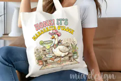 Margarita O'Clock PNG Funny Cowboy Goose Summer Sublimation Product Image 4