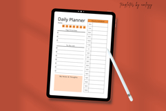 Aesthetic Daily Planner Template | Minimal Canva Editable Product Image 3