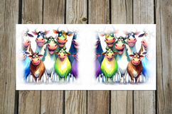 Funny animals | 4 Cartoon Mug sublimation designs, PL Product Image 5