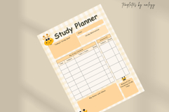 Cute Daily Study Planner | Canva Editable Template Printable Product Image 5
