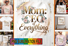 Playful TOTE BAG Sublimation Ideas, Mother's Day Product Image 1