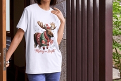 Vintage Christmas Animal PNG Bundle Product Image 5