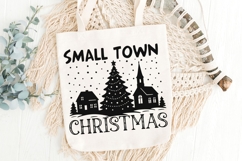 Small Town Christmas Svg, Christmas Tree Svg, Winter Svg. Product Image 6