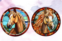 Stained Glass Horse Ornaments Bundle, Stained Glass Product Image 6