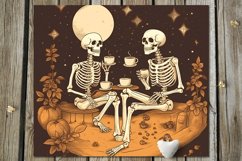 Halloween Skeleton | 11 Skinny tumbler sublimation designs Product Image 5