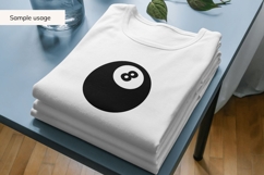 8 Ball SVG, Pool Ball SVG Product Image 5