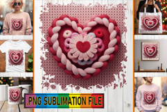 Enchanted TSHIRT Designs PNG, Cat Valentin's Day Product Image 1