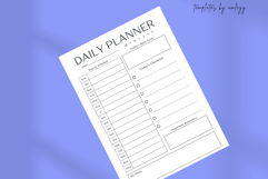 Simple Daily Planner Canva Template | Editable &amp; Printable Product Image 5