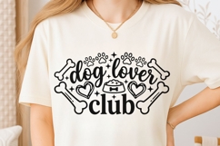 Dog Lover Club Svg, Dog Mom Svg, Funny Dog Lover Svg. Product Image 6