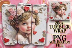 Valentine&#039;s Day Elegance in Tumbler Wraps Product Image 1