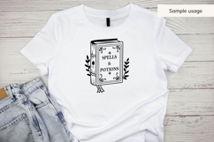 Hand Drawn Book of Spells SVG for Halloween Product Image 5