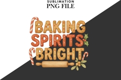 Baking spirits bright png design for T-shirts Product Image 2