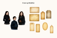 Witchcore Apothecary Watercolor Clipart Product Image 5