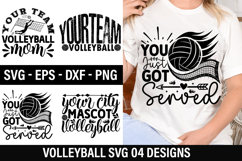 Volleyball SVG Design - Your city mascot volleyball Product Image 1
