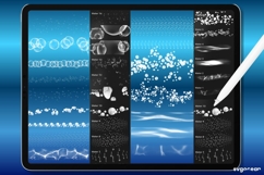 Water Procreate Brushes Bundle | Liquid | Stamps Product Image 5