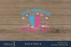 Gender Reveal Shirts|New Mommy Svg|New Mommy Coming Soon Product Image 5