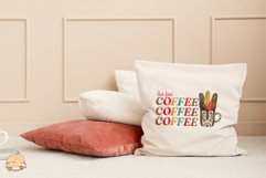 Retro Coffee Quotes Sublimation PNG 06 Product Image 5