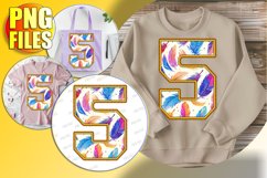 5 Doodle Letter Valentine Whimsical Heart Vibe! Product Image 1