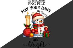 Snowman png design for T-shirts Product Image 2