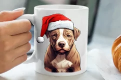Christmas Dogs Sublimation Clipart, Christmas Dog Clipart Product Image 5
