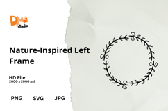 Nature-Inspired Left Frame Product Image 1