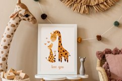 Mother and baby collection, Cute animals clipart &amp; patterns Product Image 5