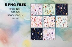 Floral Digital Paper | Sublimation Background Product Image 2