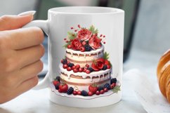 Christmas Cake Clipart, Christmas Cake Clipart Product Image 5