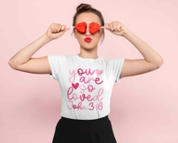 Preppy You Are So Loved PNG, Christian Valentine Svg, Jesus Product Image 3