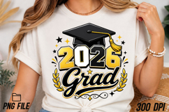 2026 Grad Cap School Graduation PNG Product Image 3