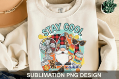 Stay cool Sublimation PNG - Summer Sublimation Design Product Image 1