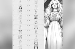 50 Procreate Gothic Girls Stamp Brushes Product Image 7