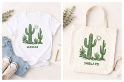 Saguaro SVG | Desert Cactus Illustration | Arizona PNG Product Image 4